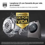 Lavadora carga frontal - LG F1P1CY2T, Serie XXL, 17 kg, 1100rpm, TurboWash™ con Jet Spray, Inox - Imagen 3