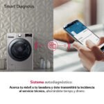 Lavadora carga frontal - LG F1P1CY2T, Serie XXL, 17 kg, 1100rpm, TurboWash™ con Jet Spray, Inox - Imagen 5