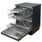 Lavavajillas libre instalación 60 cm - JOCEL JLLI023018, 15 servicios, 6 programas, 60 cm, negro - Imagen 2