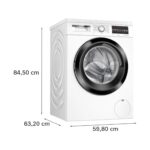 Lavadora carga frontal - BOSCH Serie 6 WUU24T64ES, 9 kg, White - Imagen 2