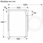 Lavadora carga frontal - BOSCH Serie 6 WUU24T64ES, 9 kg, White - Imagen 6