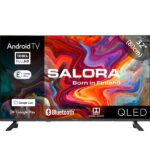 TV QLED - SALORA QLED32TV, Full-HD, Smart TV, Negro