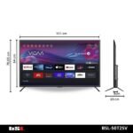 TV LED 50" - BSL BSL-50T2SV, UHD 4K, Smart TV, DVB-T2 (H.265), licenciado, NEGRO - Imagen 6