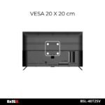 TV LED 50" - BSL BSL-50T2SV, UHD 4K, Smart TV, DVB-T2 (H.265), licenciado, NEGRO - Imagen 8