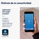 Deshumidificador - De'Longhi Tasciugo AriaDry DDSX220WFA, Extracción de 21 l/día, Capacidad 5 l, Superficie 90 m³, Secado ropa, Wifi integrado, Negro - Imagen 3