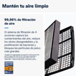 Deshumidificador - De'Longhi Tasciugo AriaDry DDSX220WFA, Extracción de 21 l/día, Capacidad 5 l, Superficie 90 m³, Secado ropa, Wifi integrado, Negro - Imagen 4