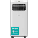 Aire acondicionado portátil - HISENSE APC07KV, 7000 fg/h, 2 velocidades, 18 m², 63 dB(A), Blanco - Imagen 2