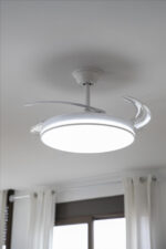 Ventilador de techo - DUPI Cosmos, 35 W, 6 velocidades, Blanco/Haya - Imagen 5