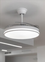 Ventilador de techo - DUPI Cosmos, 35 W, 6 velocidades, Blanco/Haya - Imagen 6