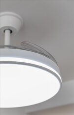 Ventilador de techo - DUPI Cosmos, 35 W, 6 velocidades, Blanco/Haya - Imagen 7