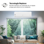 Aire acondicionado Split 1 x 1 - LG LGPLUSWF12X.SET, 3010 fg/h, Función Inverter, Blanco - Imagen 3