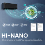Aire acondicionado Split 1 x 1 - Hisense Uni Pure Black HB25, 2500 fg/h, Wi-Fi, Filtro Hi Nano, IA Smart, Negro - Imagen 3