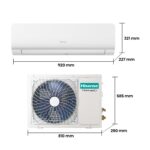 Aire acondicionado Split 1 x 1 - Hisense KC50 Smart Clima, 5000 fg/h, Wi Fi, Autolimpieza, Blanco - Imagen 2