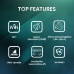 Aire acondicionado Split 1 x 1 - Hisense Uni Pure White HB25, 2500 fg/h, Wi-Fi, Filtro Hi Nano, IA Smart, Blanco - Imagen 3