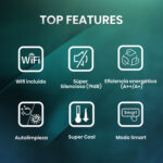 Aire acondicionado Split 1 x 1 - HISENSE KC35YR03G, 3000 fg/h, Función Inverter, Blanco - Imagen 3