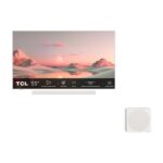 TV QLED - TCL A300 NXTFRAME 55A300 Pro, UHD 4K, Smart TV, DVB-T2 (H.265), Blanco