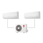 Aire acondicionado Split 2 x 1 - LG 2X1PLUS912.SET, 3526 fg/h, Función Inverter, Blanco - Imagen 2