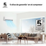 Aire acondicionado Split 2 x 1 - LG 2X1PLUS912.SET, 3526 fg/h, Función Inverter, Blanco - Imagen 5