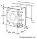 Lavadora integrable - Balay 3TI987B, 8 kg, 1400 RPM, 13 programas, Motor Extra Silencio, Pausa + carga, Blanco - Imagen 2