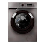 Lavadora carga frontal - Teka WMK 40740, 7 kg, 1200 rpm, 15 programas, Motor inverter, Electrónica con display digital, Inox