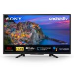TV LED 32" - Sony 32W800, HDR, Android TV, Smart TV, DVB-T2 (H.265), Procesador Bravia Engine, Asistente de Voz, Negro