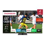 TV QLED - THOMSON 55QG7C14, UHD 4K, Smart TV, DVB-T2 (H.265), Negro