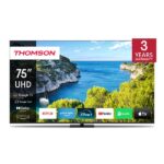 TV LED - THOMSON 75UG5C14, UHD 4K, Smart TV, Negro