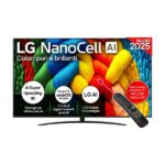 TV NanoCell - LG 86NANO81A6A.API, UHD 4K, Smart TV, DVB-T2 (H.265), Negro