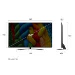 TV NanoCell - LG 86NANO81A6A.API, UHD 4K, Smart TV, DVB-T2 (H.265), Negro - Imagen 8