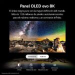 TV OLED 88" - LG OLED88Z39LA, OLED 8K, Inteligente α9 8K Gen6, Smart TV, DVB-T2 (H.265), Negro, Instalación incluida - Imagen 5