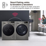 Secadora bomba de calor - LG RH90V9PV2N, Independiente, 9kg, 14 programas, Acero Inoxidable - Imagen 10