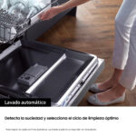 Lavavajillas integrable - Samsung DW60M6040BB/EO, 13 servicios, 6 programas, 59.5 cm, Función Higiene, Configuración Flexible, Sin Panelar - Imagen 5
