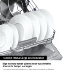 Lavavajillas integrable - Samsung DW60M6040BB/EO, 13 servicios, 6 programas, 59.5 cm, Función Higiene, Configuración Flexible, Sin Panelar - Imagen 7