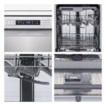 Lavavajillas - Hisense HS623D10X, 14 servicios, 7 programas, 60 cm, Media Carga, Tercera bandeja, Inox - Imagen 5