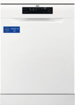 Lavavajillas - AEG FFB74927ZW, 14 servicios, 8 programas, 60 cm, AirDry, Bandeja MaxiFlex, Blanco