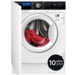Lavadora integrable - AEG LFN7G8434F, 8 kg, 1400 rpm, Tecnología ProSense, Función Vapor, Sin panelar