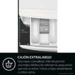 Lavadora integrable - AEG LFN7G8434F, 8 kg, 1400 rpm, Tecnología ProSense, Función Vapor, Sin panelar - Imagen 4