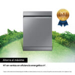 Lavavajillas - Samsung DW60A8050FS/EF, 14 servicios, 8 programas, 59.5 cm, Sistema AutoOpen, Extra Silence, WiFi, Inox - Imagen 3