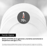 Lavavajillas - Samsung DW60A8050FS/EF, 14 servicios, 8 programas, 59.5 cm, Sistema AutoOpen, Extra Silence, WiFi, Inox - Imagen 4