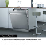Lavavajillas - Samsung DW60A8050FS/EF, 14 servicios, 8 programas, 59.5 cm, Sistema AutoOpen, Extra Silence, WiFi, Inox - Imagen 7