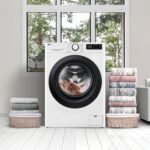 Lavadora carga frontal - LG F4WR5009A6W, Serie 500, 9kg, 1400rpm, 12 programas, AI Direct Drive™, vapor Steam™, Blanco - Imagen 9