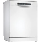Lavavajillas - Bosch SMS4EMW06E, 14 servicios, 6 programas, 60 cm, Home Connect, RackMatic, Blanco