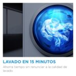 Lavadora carga superior - Midea MF100T80B/W-ES, 8 kg, 1300 rpm, 15 programas, Display, Blanco - Imagen 8