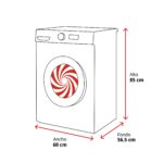Lavadora carga frontal - LG F4WR7510AGH, Serie 750, 10 kg, 1400 rpm, 14 programas, Autodosificador de detergente, TurboWash™360, Blanco - Imagen 2