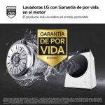 Lavadora carga frontal - LG F4WR7510AGH, Serie 750, 10 kg, 1400 rpm, 14 programas, Autodosificador de detergente, TurboWash™360, Blanco - Imagen 4