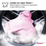 Lavadora carga frontal - LG F4WR7510AGH, Serie 750, 10 kg, 1400 rpm, 14 programas, Autodosificador de detergente, TurboWash™360, Blanco - Imagen 7