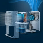 Deshumidificador - PHILIPS 3000 series DE3306/11, 4 l, 150 m³, Gris claro, Blanco - Imagen 3