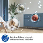 Deshumidificador - PHILIPS 3000 series DE3306/11, 4 l, 150 m³, Gris claro, Blanco - Imagen 8