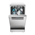 Lavavajillas compacto - Candy Rapido' CF0C7SB0FX, 10 servicios, 8 programas, 45 cm, Motor Inverter, Wi-Fi, Inox - Imagen 2