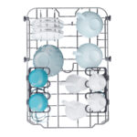 Lavavajillas compacto - Candy Rapido' CF0C7SB0FX, 10 servicios, 8 programas, 45 cm, Motor Inverter, Wi-Fi, Inox - Imagen 5